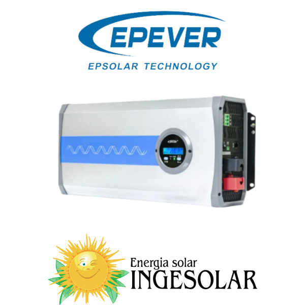 INVERSOR ONDA PURA IP1000-11 PLUS(T) 1000W 12Vdc a 110Vac -EPEVER- 12 MESES DE GARANTIA