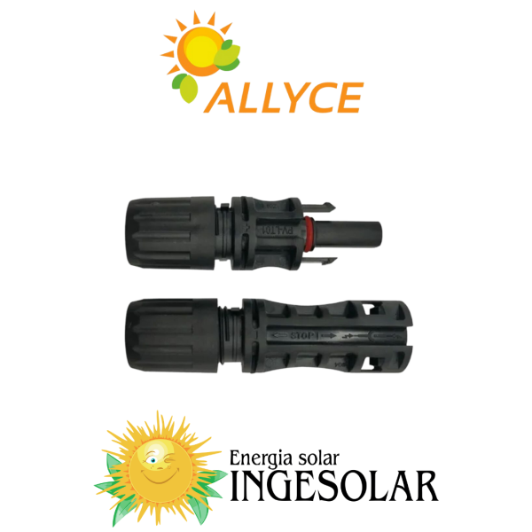 CONECTOR MC4 30A PIN SOLIDO 4MM2