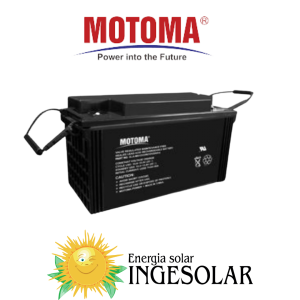 BATERIA GEL 12V-250AH 1600 CICLOS-50% W: 74,5Kg -MOTOMA- 18 MESES DE GARANTIA