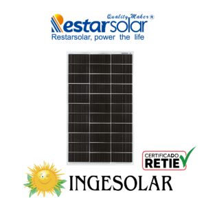 PANEL POLICRISTALINO 30W Voc 22.4 / Isc 1.73 -RESTAR- 60 MESES DE GARANTIA