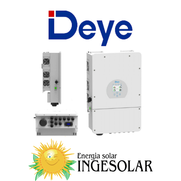 INVERSOR ON/OFF GRID 5KW BIFASICO 48V/500VOC CON MODULO DE COMUNICACION -DEYE- 24 MESES DE GARANTIA