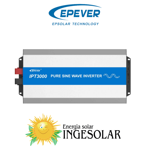 INVERSOR ONDA PURA (IPT) IPT3000-21 3000W 24Vdc a 110Vac -EPEVER- 12 MESES DE GARANTIA