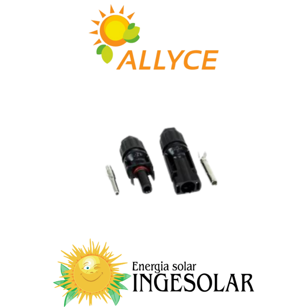 MC4 PESADO - STANDAR 4mm/6mm - Z4N - 1500V -ALLYCE- SIN GARANTIA