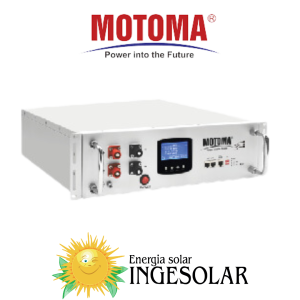 BATERIA LITIO 51.2V-100AH 5000 CICLOS-80% W:45Kg RACK -MOTOMA- 36 MESES DE GARANTIA