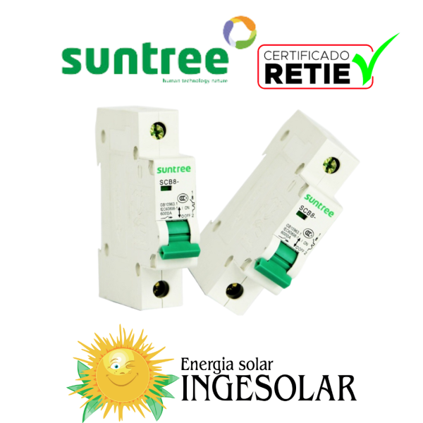 PROTECCION BREAKER SCB8N-125- DC250V 1P 100A -SUNTREE