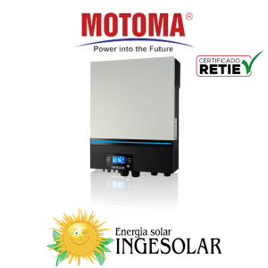 INVERSOR CARGADOR 6.5KW MONOFASICO 120V 2MPPT 80A/48V AXPERT MAX- MOTOMA - 12 MESES DE GARANTIA