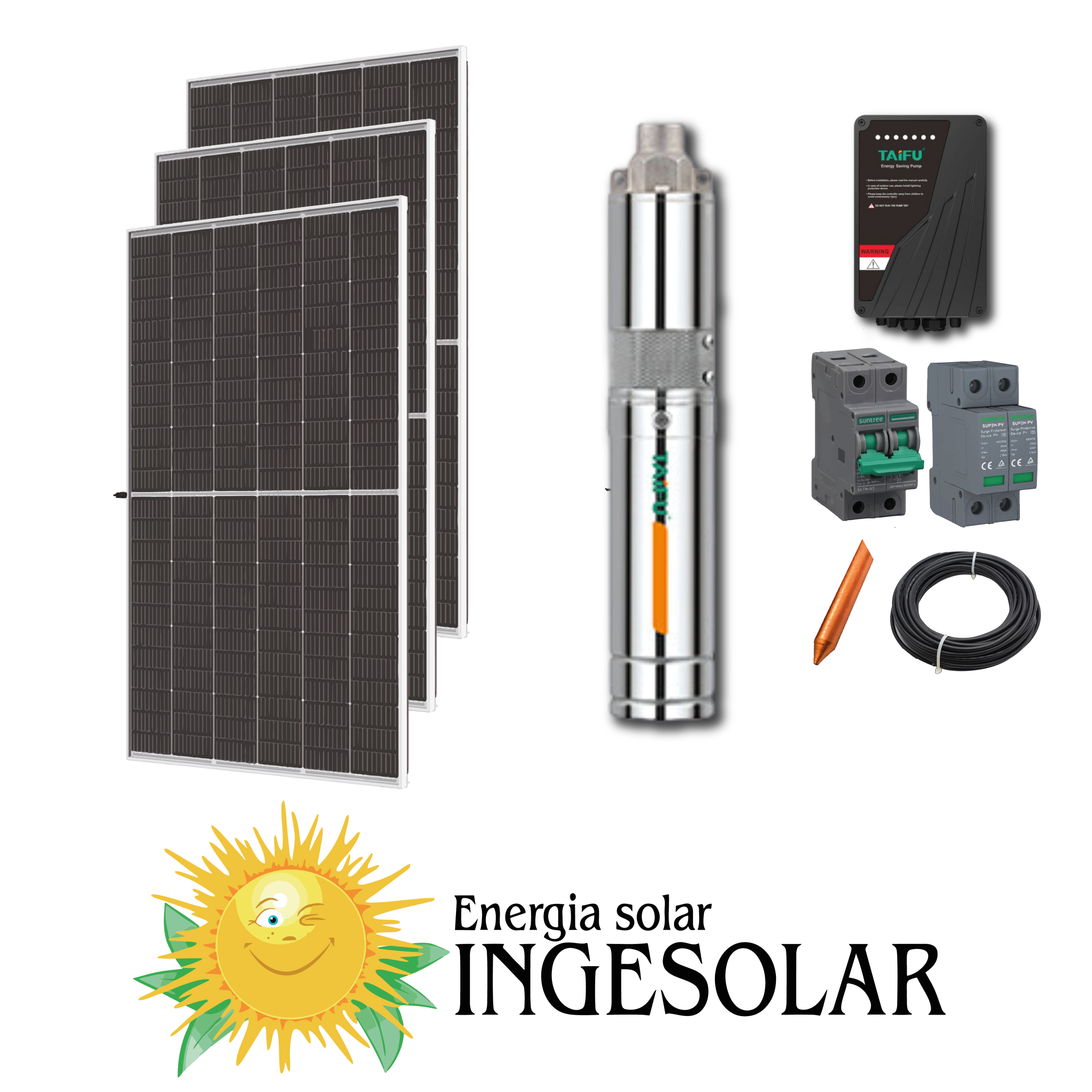 KIT BOMBA 2500 LTR/H  140M 1000W