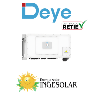 INVERSOR ON GRID 136KW – EU – AM8 TRIFASICO 220-380V/1100VOC CON MODULO DE COMUNICACION - DEYE - 24 MESES DE GARANTIA