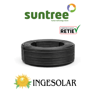CABLE NEGRO PV 4MM2 1X4MM2 - RETIE- SUNTREE