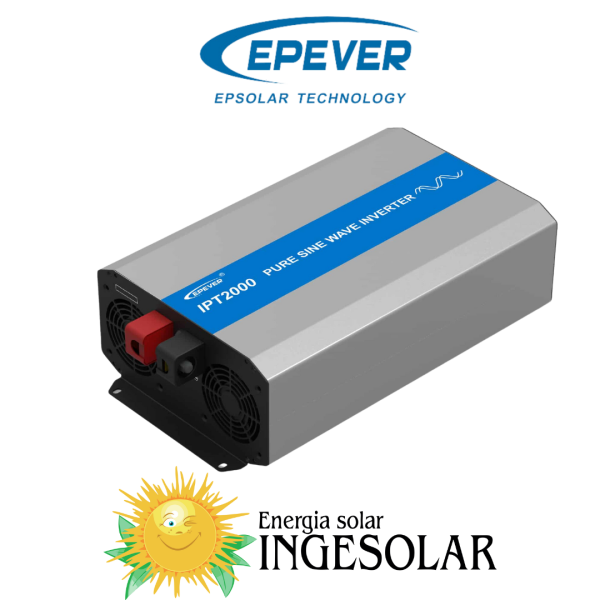 INVERSOR ONDA PURA (IPT) IPT2000-41 2000W 48Vdc a 110Vac -EPEVER- 12 MESES DE GARANTIA