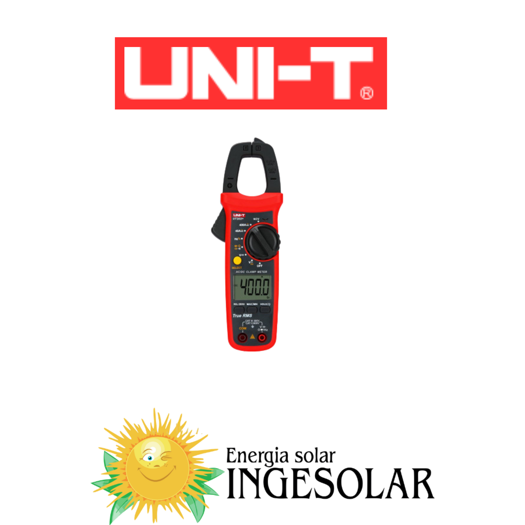 PINZA VOLTIAMPERIMETRICA DIGITAL - UT203+
