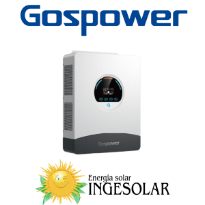 INVERSOR CARGADOR 3,5KW 48V MPPT 80A-500VOC -120V - GOSPOWER