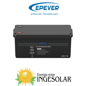 BATERIA DE LITIO LFP3.07KWH 25.6V 120AH - EPEVER  36 MESES DE GARANTIA