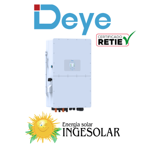 INVERSOR ON/OFF GRID 15KW TRIFASICO 160-500V/550VOC PARA BATERIAS EN ALTO VOLTAJE  CON MODULO DE COMUNICACION-DEYE- 24 MESES DE GARANTIA