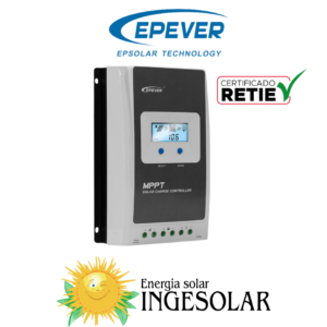 CONTROLADOR MPPT TRACER 5415AN 12/24V/48V -50A-150VOC -EPEVER 12 MESES DE GARANTIA