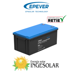 BATERIA LITIO 12.8V 150AH -4.000 CICLOS AL 80% DOD W:18kg 36 MESES DE GARANTIA