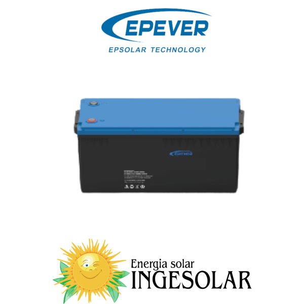 BATERIA LITIO 25.6V 205AH -4.000 CICLOS AL 80% DOD W:43kg PLASTICA -EPEVER 36 MESES DE GARANTIA