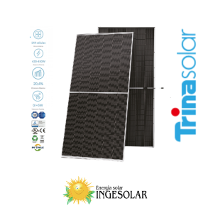 BIFACIAL TIPO N BIFACIAL 620W Voc 49.6 / Isc 15.91 -TRINA- 120 MESES DE GARANTIA