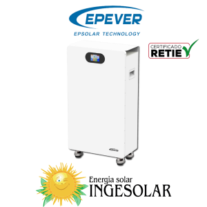 BATERIA LITIO 51.2V 314AH -8.000 CICLOS AL 80% DOD W:122.5kg WALL -EPEVER 36 MESES DE GARANTIA ¡PROXIMAMENTE!