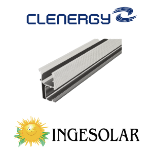 RIEL ECOLOGICO 4800MM (ER-R-ECO) - PV ezRACK - CLENERGY - 20 AÑOS DE GARANTIA