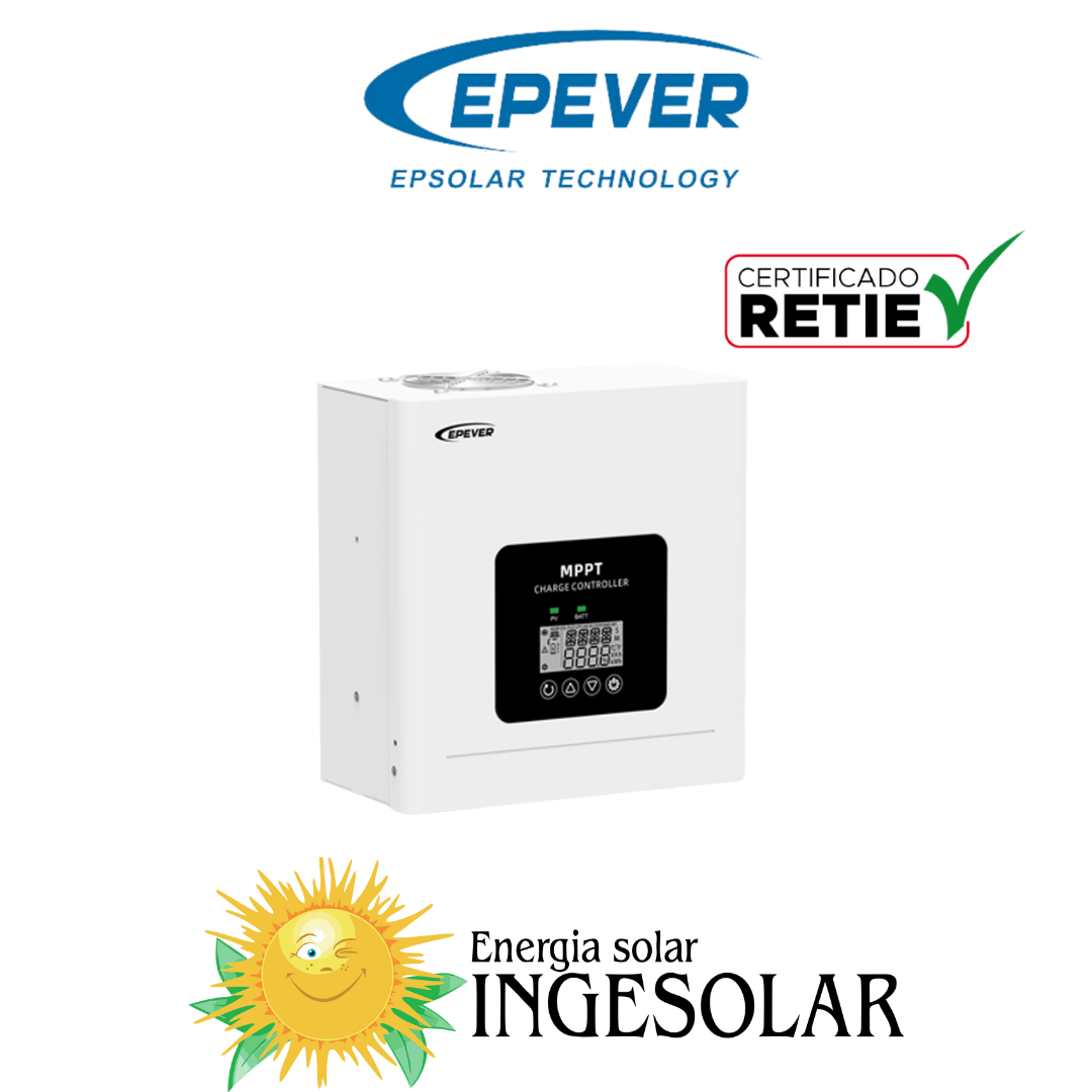 CONTROLADOR MPPT TEP6425 12/24/48V - 60A- 250VOC -EPEVER- 24 MESES DE GARANTIA ¡PROXIMAMENTE!