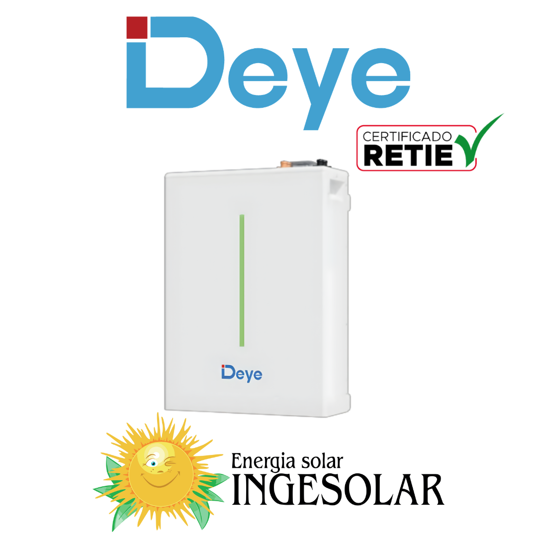 BATERIA LITIO TIPO WALL 5KWH 51.2VDC, SE-F5 Plus-E, 6000 CICLOS 90% - 36 MESES DE GARANTIA - DEYE ¡PROXIMAMENTE!