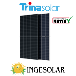 PANEL BIFACIAL TIPO N 635W Voc 49.1 / Isc 16.44 -TRINA 120 MESES DE GARANTIA